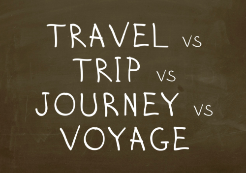 Phân biệt trip, travel, journey và voyage