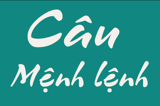 Câu mệnh lệnh trong tiếng Anh