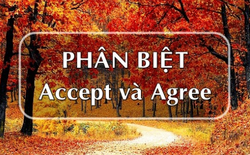 Cách phân biệt Accept và Agree