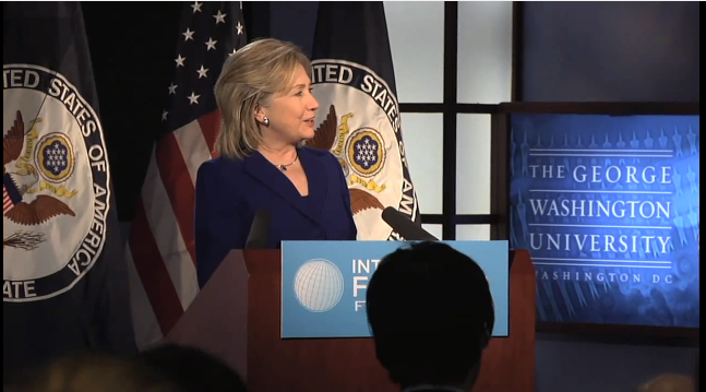 Secretary Hillary Clinton's Internet Freedom